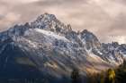 USA-Colorado-Uncompahgre National Forest Mt Sneffels after autumn snowstorm Art Print